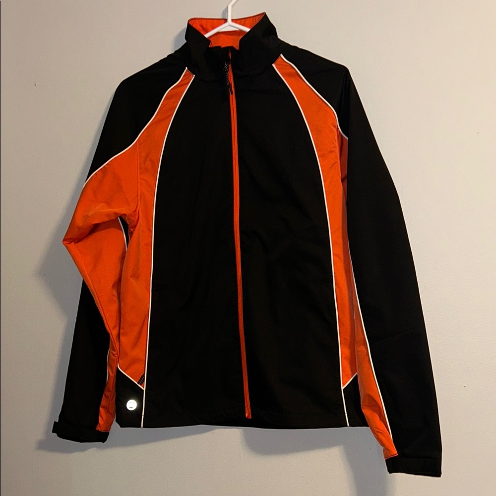 Storm Black and Orange Men's Jacket